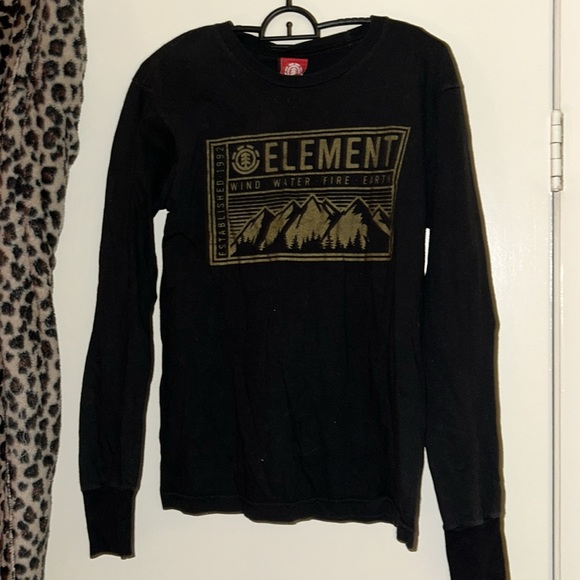 Element long sleeve, gold print, unisex - Picture 2 of 3